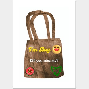 I'm Bag! Recycle Reduce Reuse & Rethink Posters and Art